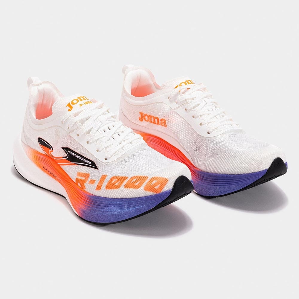 ZAPATILLAS RUNNING R.1000 2502 UNISEX BLANCO NARANJA - 2