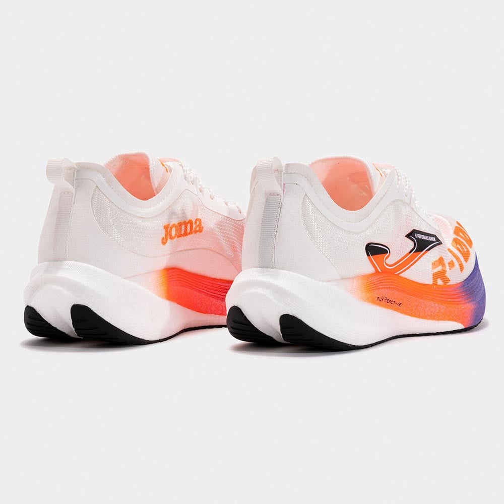ZAPATILLAS RUNNING R.1000 2502 UNISEX BLANCO NARANJA - 3