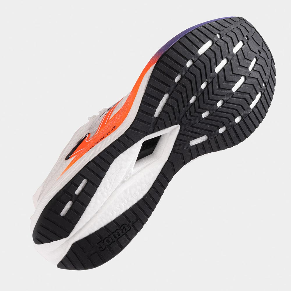 ZAPATILLAS RUNNING R.1000 2502 UNISEX BLANCO NARANJA - 5