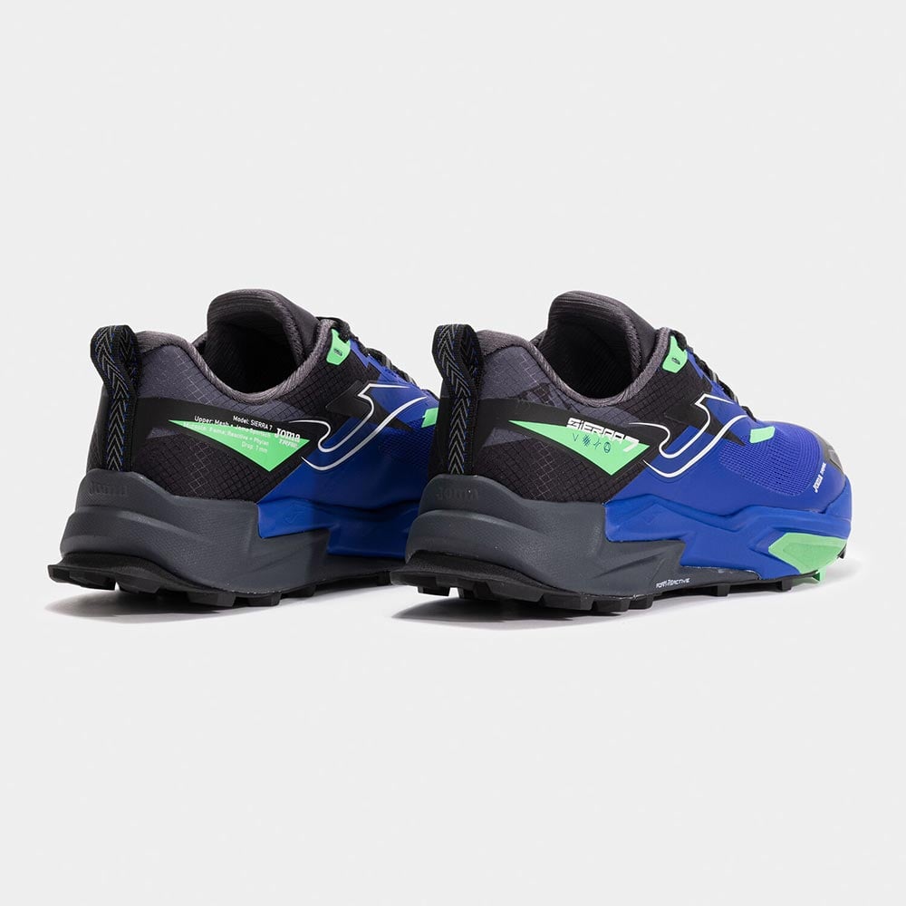 ZAPATILLAS TRAIL RUNNING SIERRA MEN 2504 AZUL ELÉCTRICO - 3