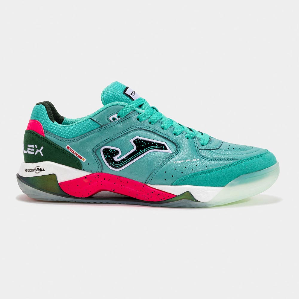 ZAPATILLAS FUTBOL SALA TOP FLEX PLUS 15 IN TURQUESA - 1