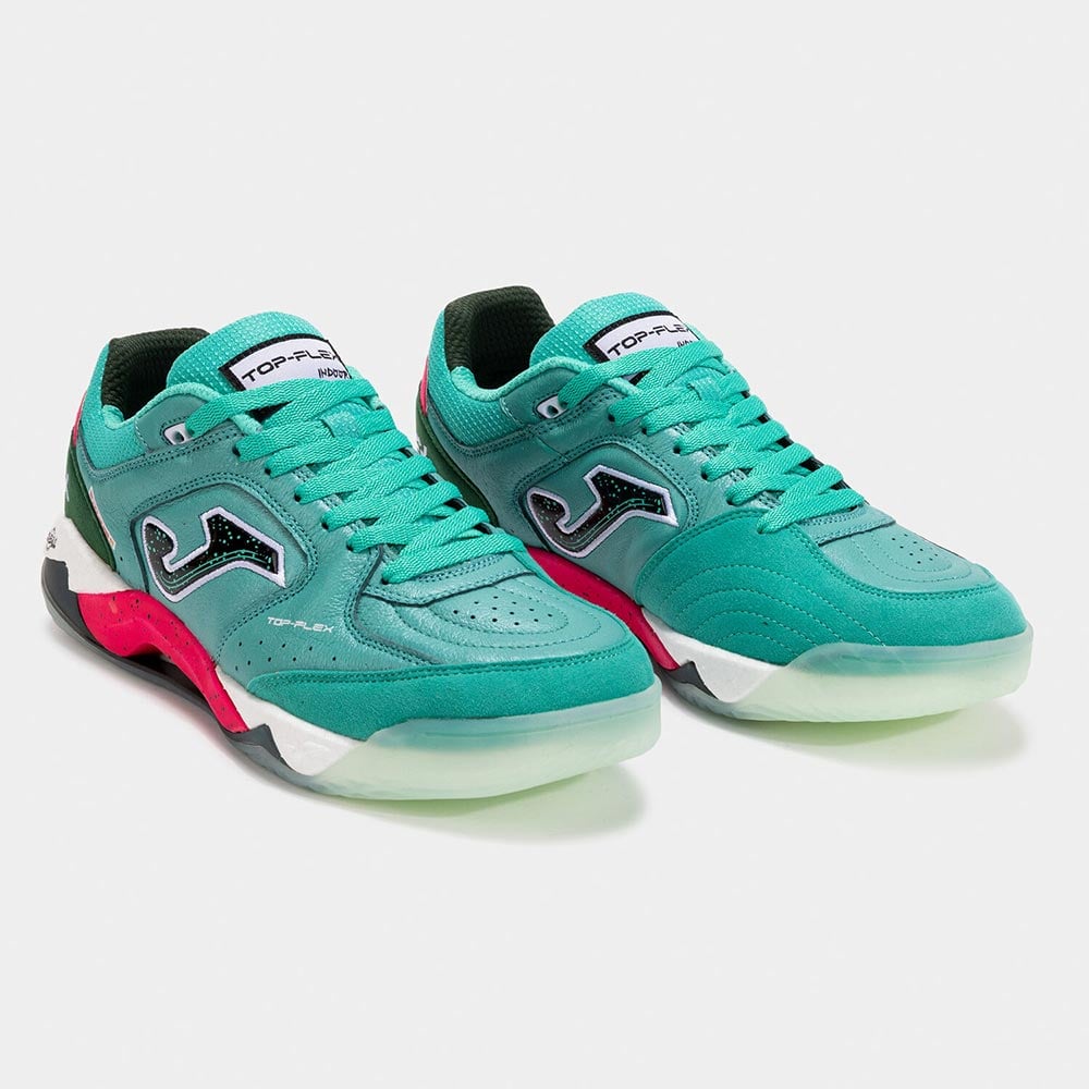 ZAPATILLAS FUTBOL SALA TOP FLEX PLUS 15 IN TURQUESA - 2