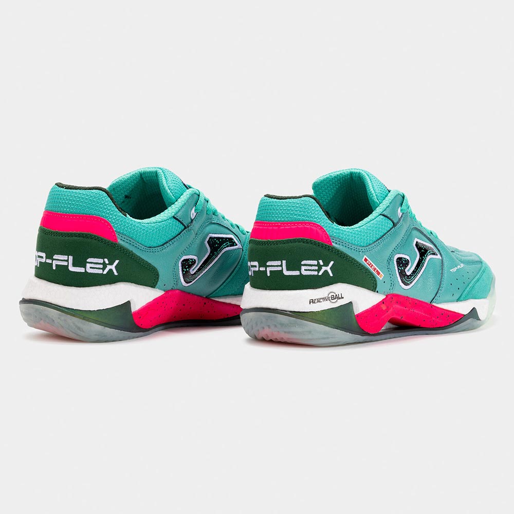ZAPATILLAS FUTBOL SALA TOP FLEX PLUS 15 IN TURQUESA - 3