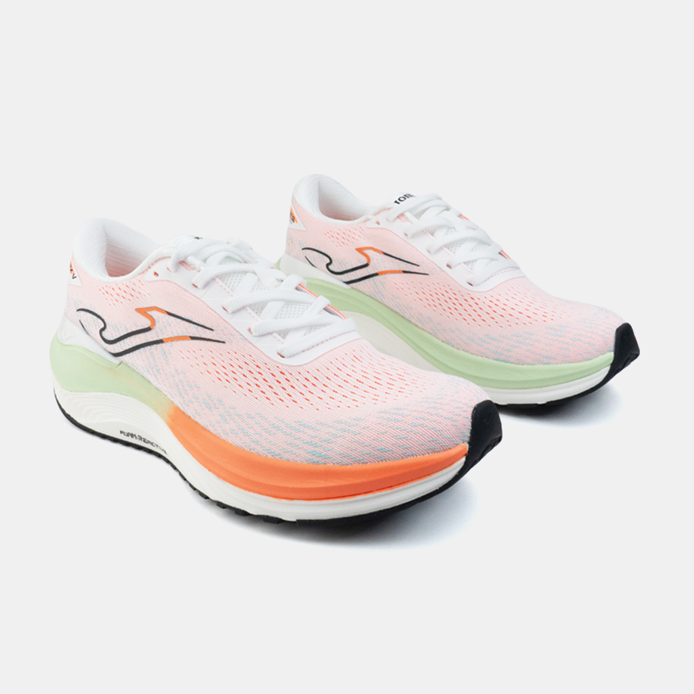 ZAPATILLAS RUNNING FENIX MEN 2502 BLANCO VERDE NARANJA - 2