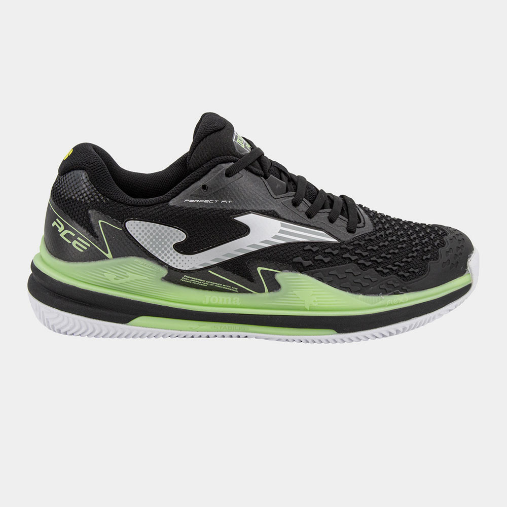 ZAPATILLAS TENIS ACE MEN 2501 C NEGRO VERDE - 1