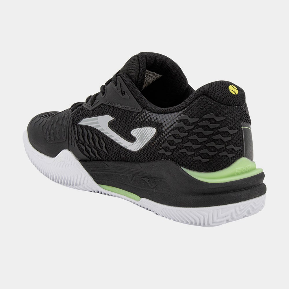 ZAPATILLAS TENIS ACE MEN 2501 C NEGRO VERDE - 4
