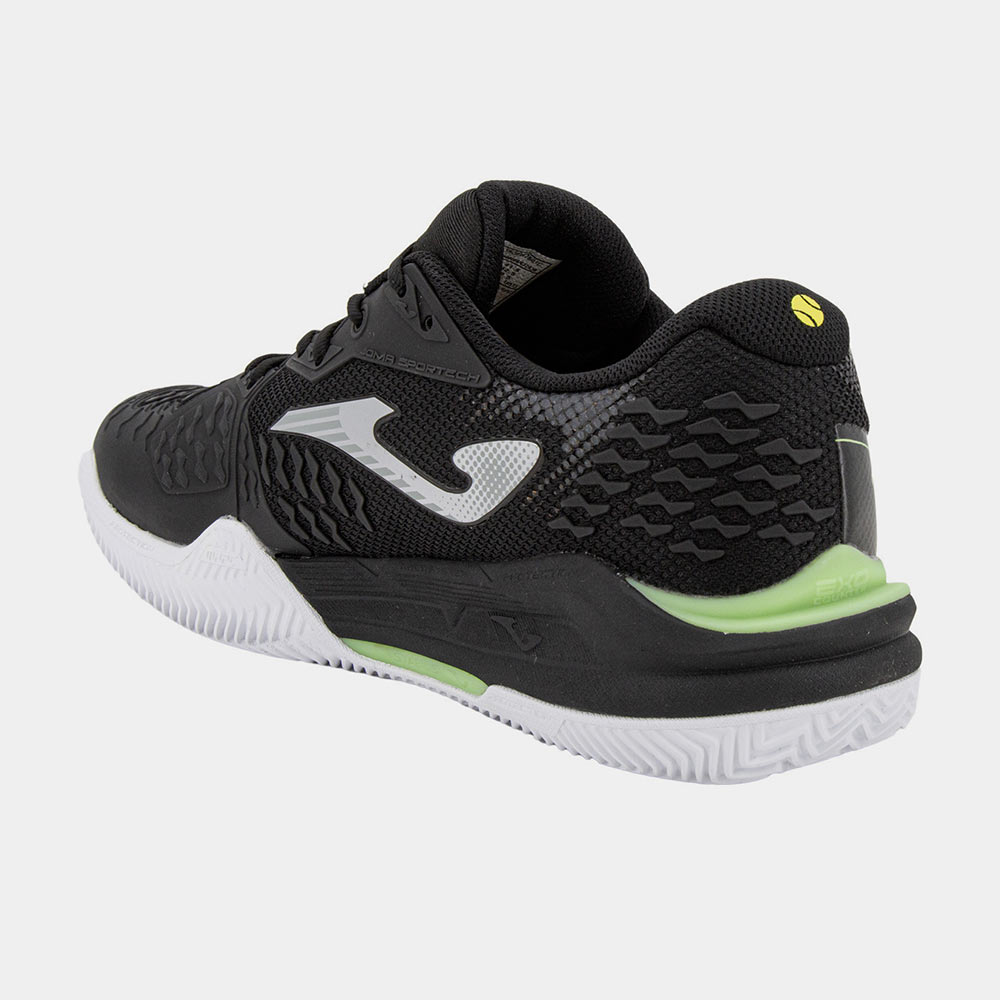 ZAPATILLAS TENIS ACE MEN 2501 C NEGRO VERDE - 4