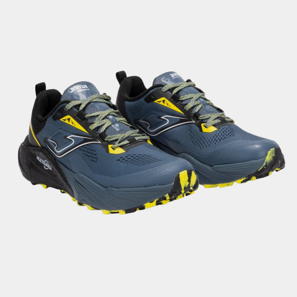 ZAPATILLAS TRAIL RUNNING RASE MEN 2522 AZUL AMARILLO - 2