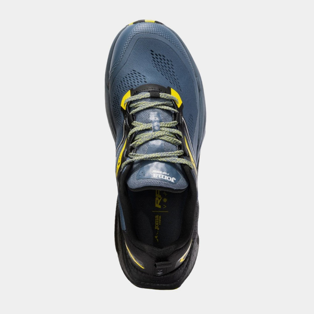 ZAPATILLAS TRAIL RUNNING RASE MEN 2522 AZUL AMARILLO - 4