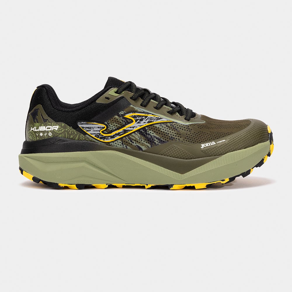 ZAPATILLAS TRAIL RUNNING KUBOR MEN 2527 VERDE MILITAR - 1