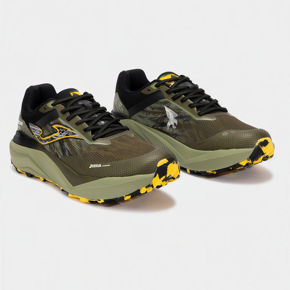 ZAPATILLAS TRAIL RUNNING KUBOR MEN 2527 VERDE MILITAR - 2
