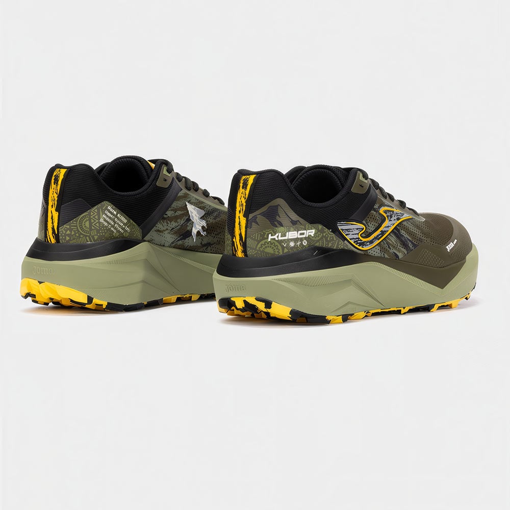 ZAPATILLAS TRAIL RUNNING KUBOR MEN 2527 VERDE MILITAR - 3