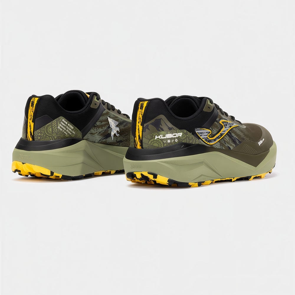 ZAPATILLAS TRAIL RUNNING KUBOR MEN 2527 VERDE MILITAR - 3