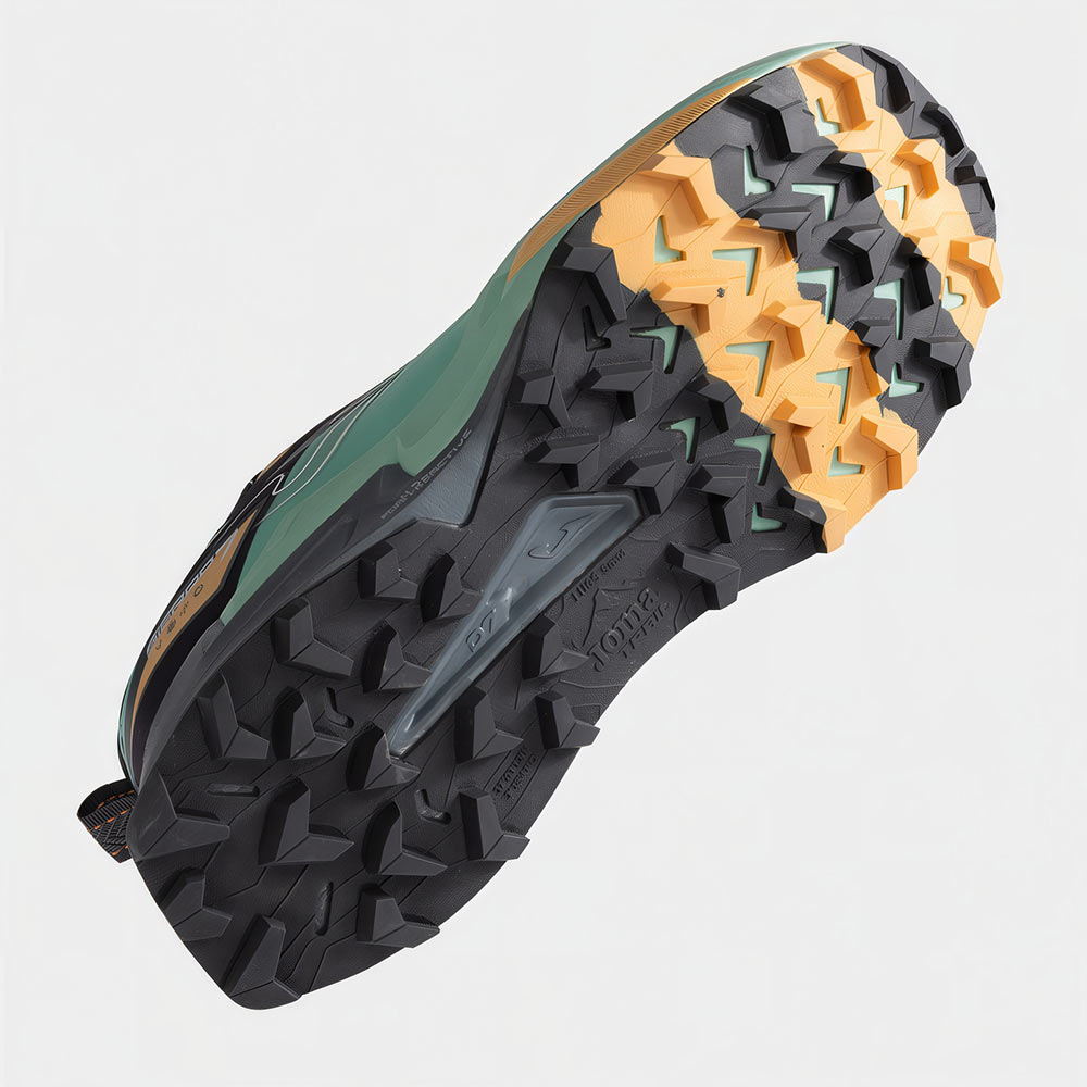 ZAPATILLAS TRAIL RUNNING SIERRA LADY 2527 TURQUESA AMARILLO NEGRO - 5