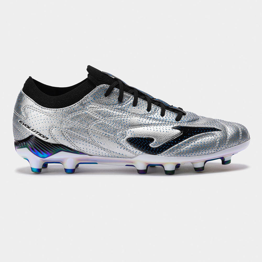 ZAPATILLAS FUTBOL EVOLUTION TOP 2512 FG PLATA - 1