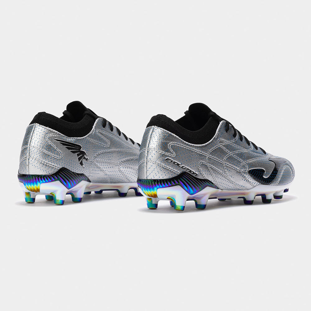 ZAPATILLAS FUTBOL EVOLUTION TOP 2512 FG PLATA - 3