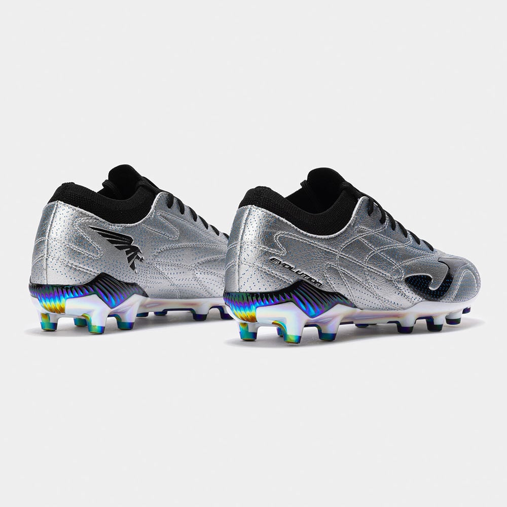 ZAPATILLAS FUTBOL EVOLUTION TOP 2512 FG PLATA - 3