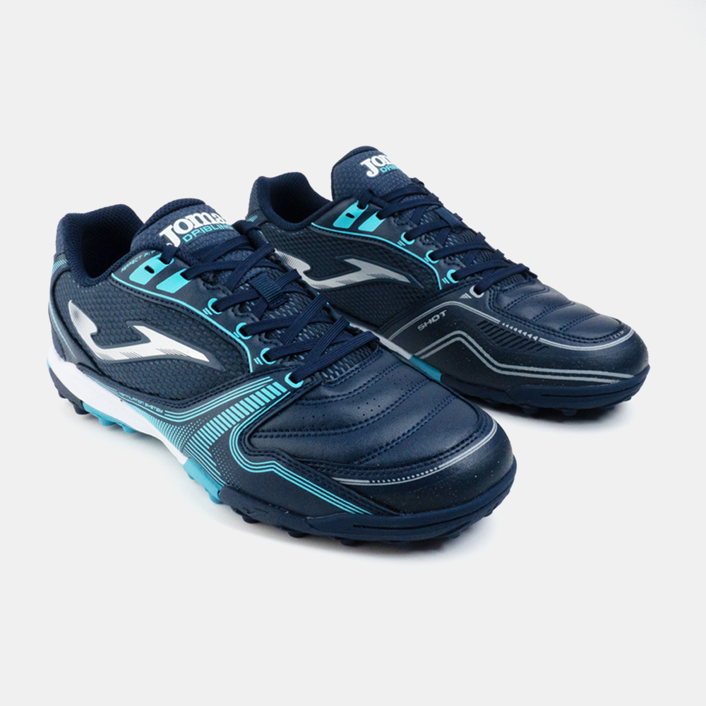 ZAPATILLAS FUTBOL DRIBLING 2503 TF AZUL MARINO CELESTE - 2