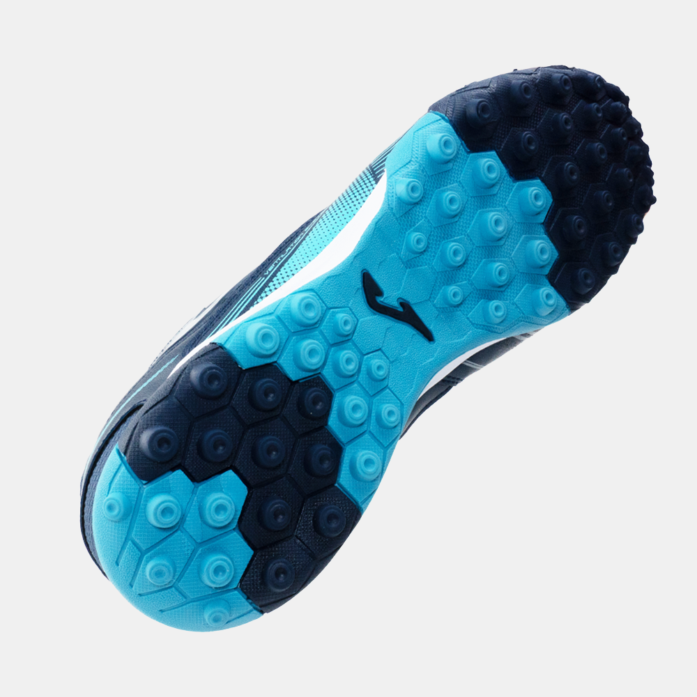 ZAPATILLAS FUTBOL DRIBLING 2503 TF AZUL MARINO CELESTE - 3