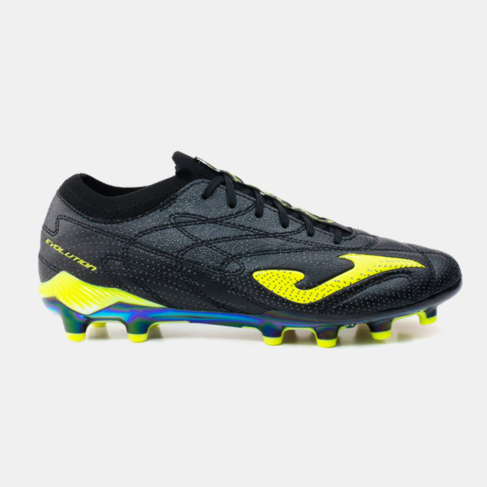 ZAPATILLAS FUTBOL EVOLUTION TOP 2531 FG NEGRO AMARILLO FLÚOR - 1