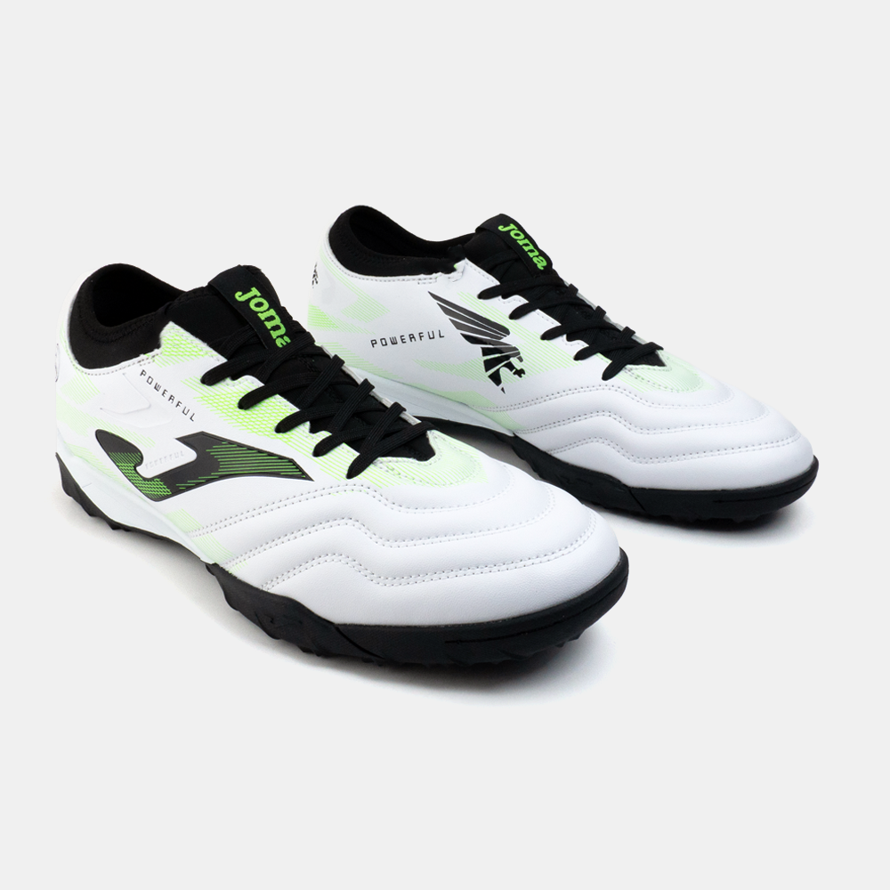 ZAPATILLAS FUTBOL POWERFUL 2502 TF BLANCO NEGRO VERDE - 2