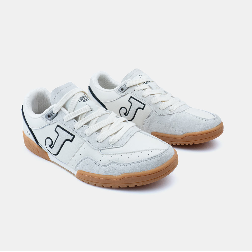 ZAPATILLAS CASUALES C.SOCCER MEN 2525 BLANCO BEIGE - 2