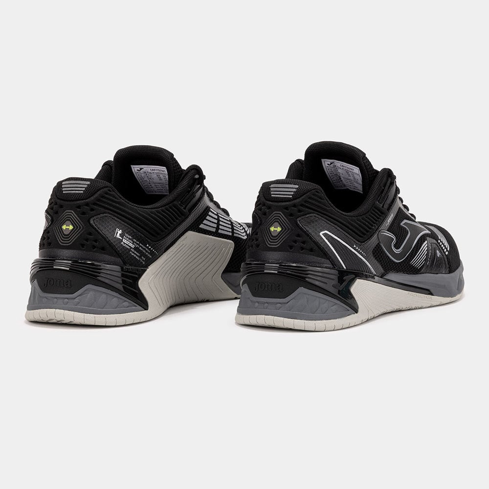 ZAPATILLAS GYM/CROSS FITTRAINER MEN 2501 NEGRO PLOMO - 3