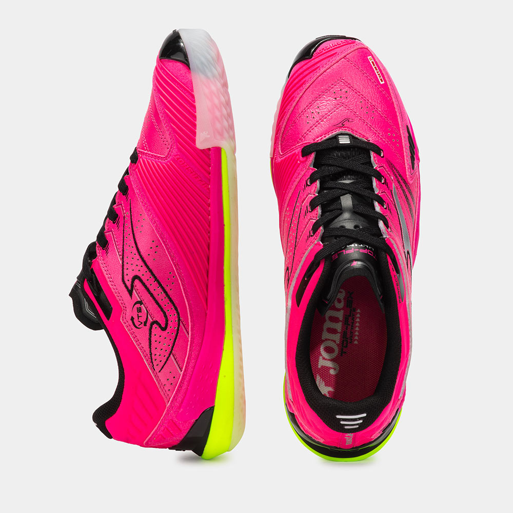 ZAPATILLAS FUTBOL SALA TOP FLEX ULTIMATE 2510 IN FUCSIA NEGRO AMARILLO FLÚOR - 4