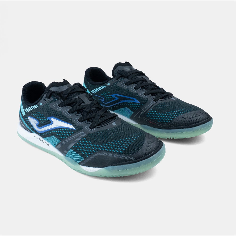 ZAPATILLAS FUTBOL SALA SKILFUL 2501 IN NEGRO CELESTE - 2