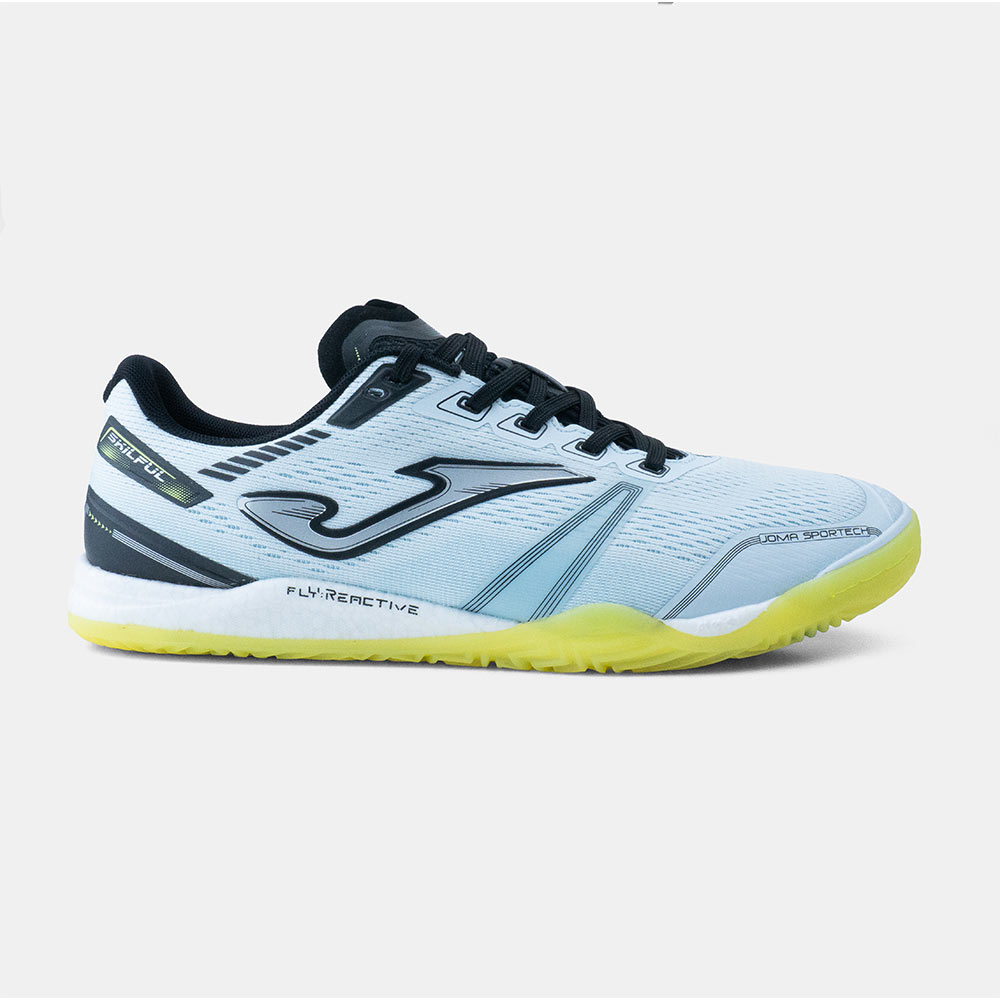 ZAPATILLAS FUTBOL SALA SKILFUL 2505 IN CELESTE CLARO NEGRO - 1