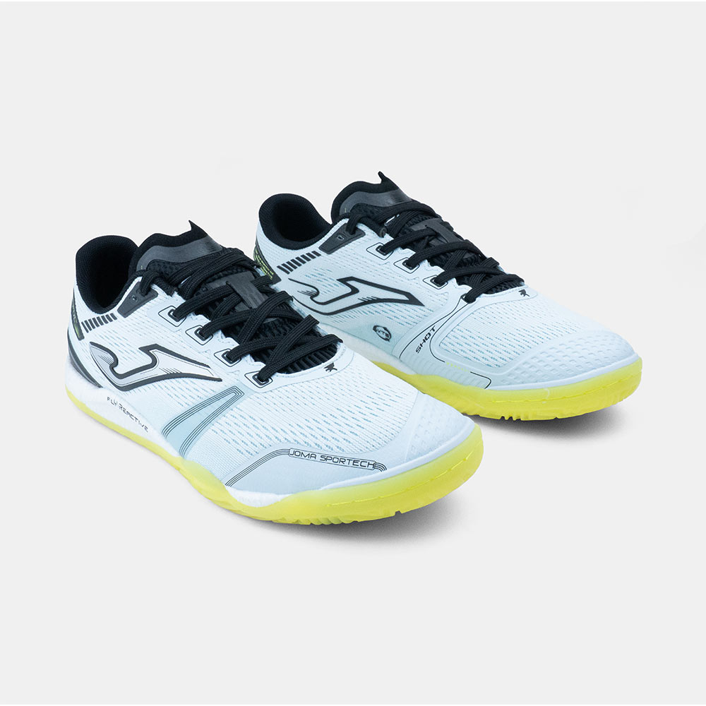 ZAPATILLAS FUTBOL SALA SKILFUL 2505 IN CELESTE CLARO NEGRO - 2