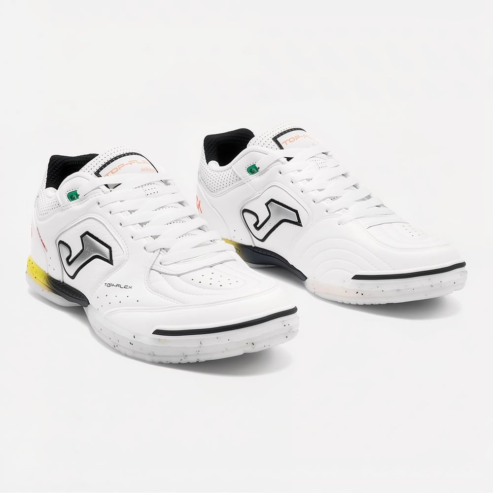 ZAPATILLAS FUTBOL SALA TOP FLEX 2602 IN BLANCO NEGRO - 2