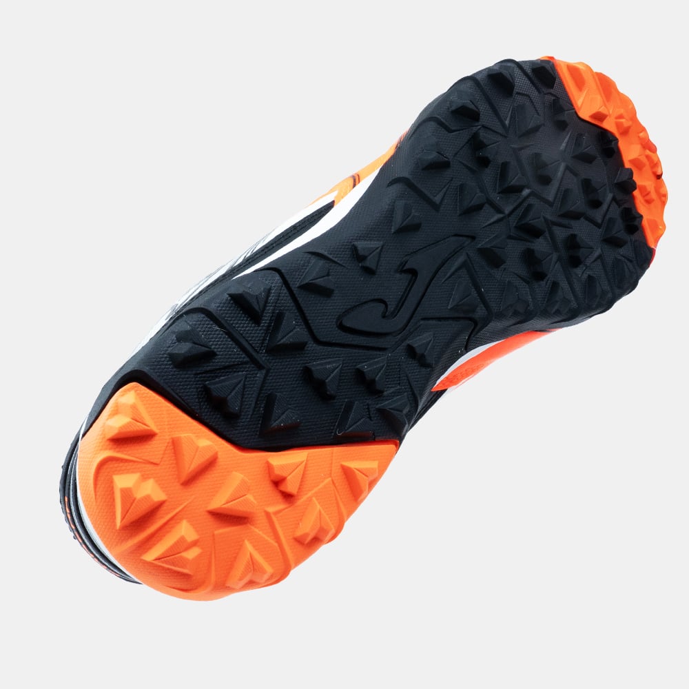 ZAPATILLAS FUTBOL CANCHA 2608 TF BLANCO NARANJA - 4