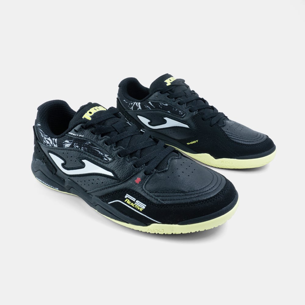 ZAPATILLAS FUTBOL SALA FS REACTIVE 2601 IN NEGRO AMARILLO - 2
