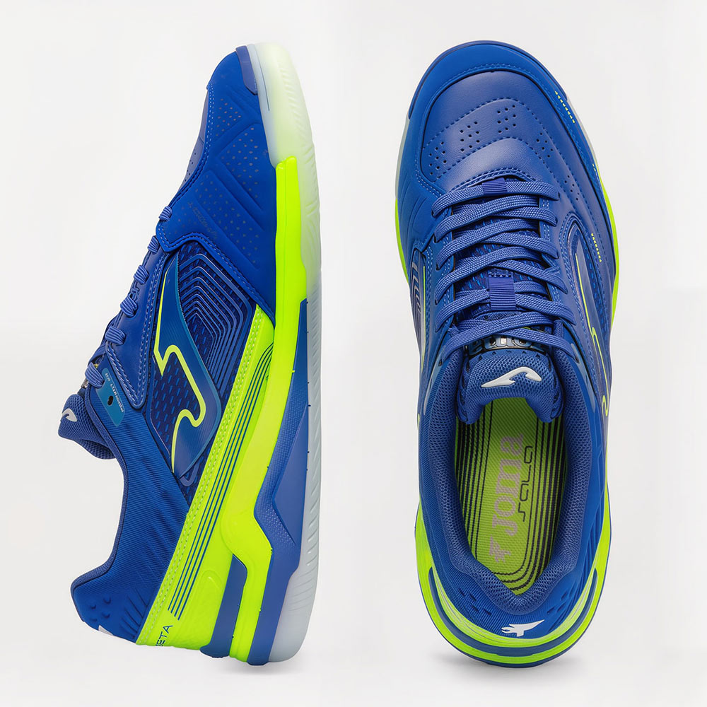 ZAPATILLAS FUTBOL SALA GAMBETA 2603 IN AZUL VERDE FLÚOR - 4