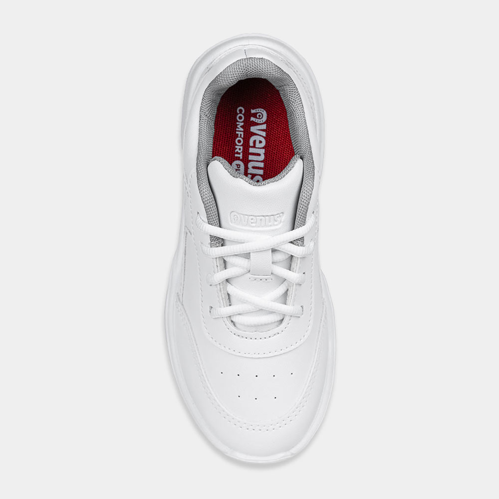 ZAPATILLA ESCOLAR VENUS NEXO PASADOR BLANCO - 5