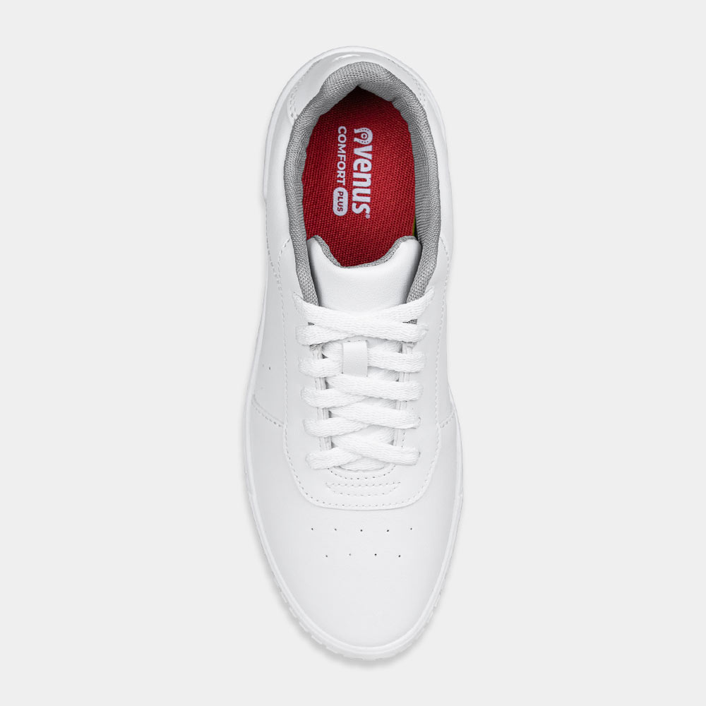 ZAPATILLA ESCOLAR VENUS VIBE PASADOR BLANCO - 5