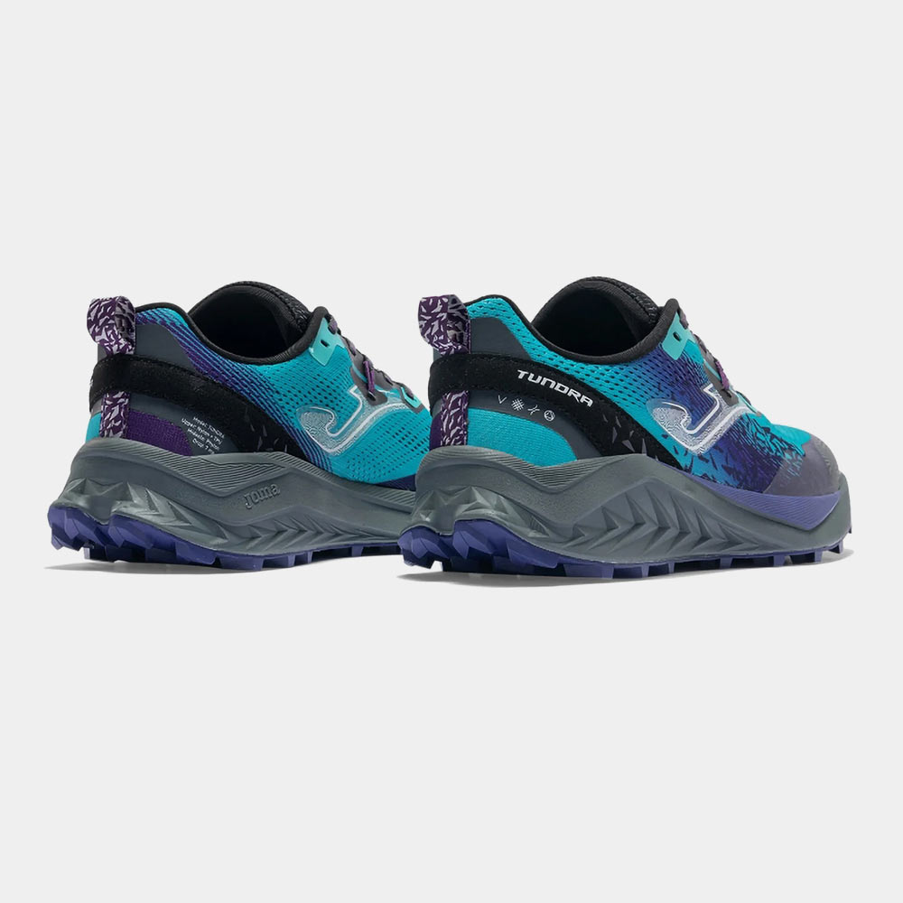 ZAPATILLAS TRAIL RUNNING TUNDRA 2615 VERDE TURQUESA MORADO - 3