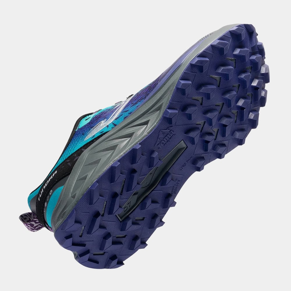 ZAPATILLAS TRAIL RUNNING TUNDRA 2615 VERDE TURQUESA MORADO - 5