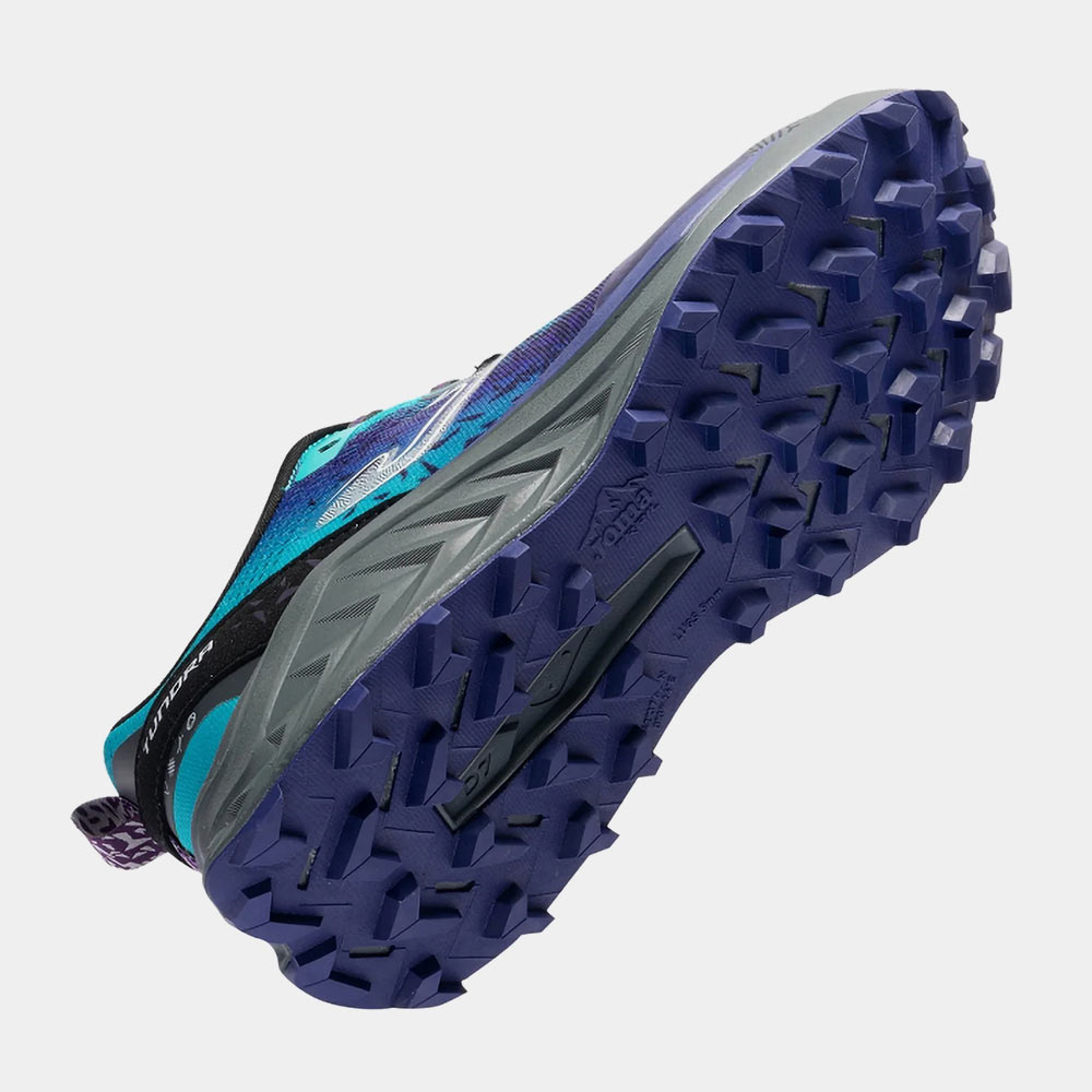 ZAPATILLAS TRAIL RUNNING TUNDRA 2615 VERDE TURQUESA MORADO - 5