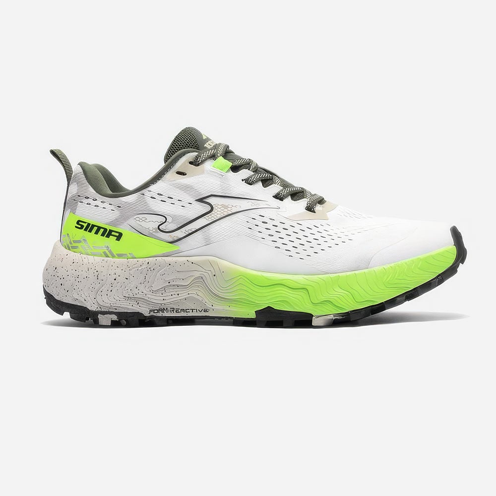 ZAPATILLAS TRAIL RUNNING SIMA 2602 BLANCO VERDE - 1