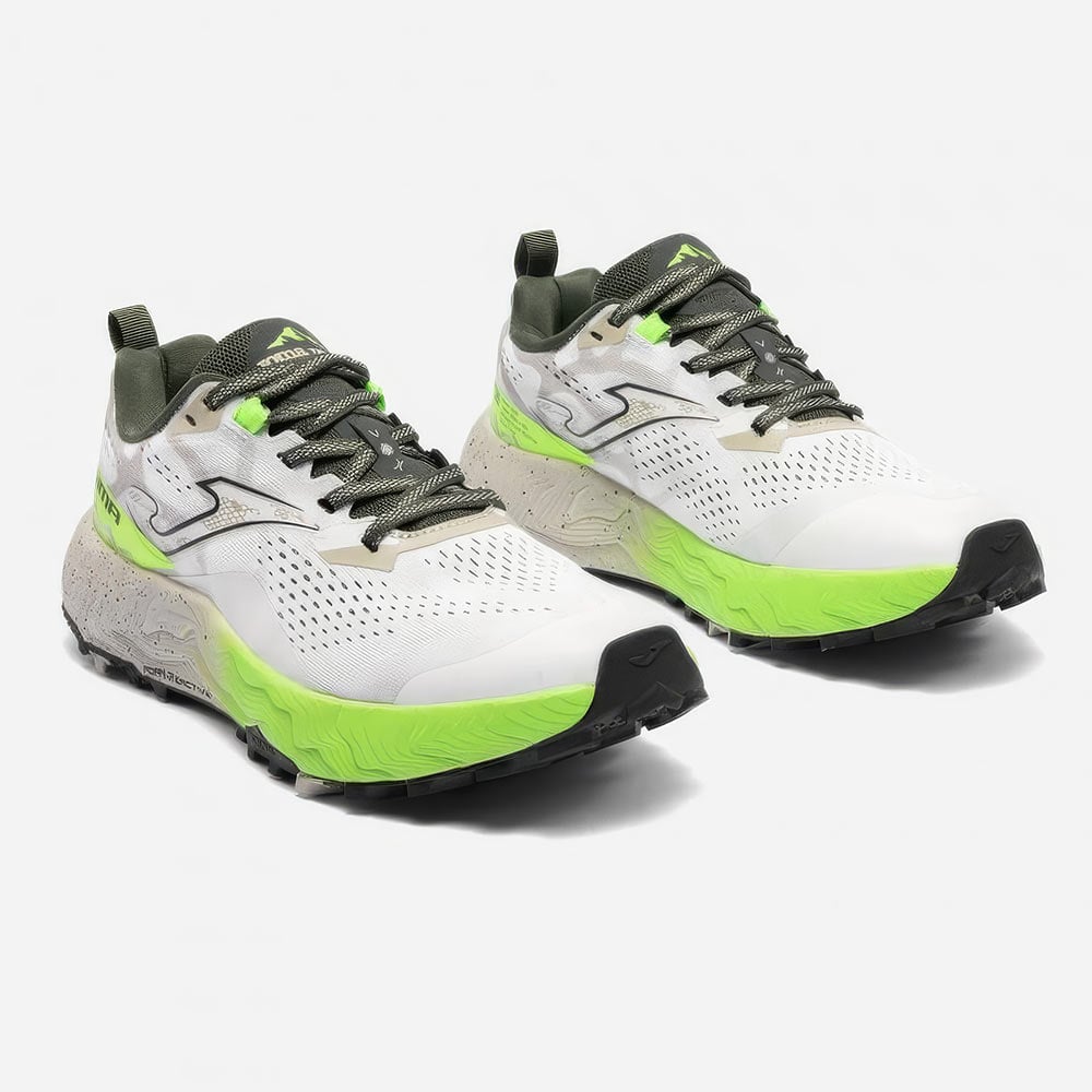 ZAPATILLAS TRAIL RUNNING SIMA 2602 BLANCO VERDE - 2