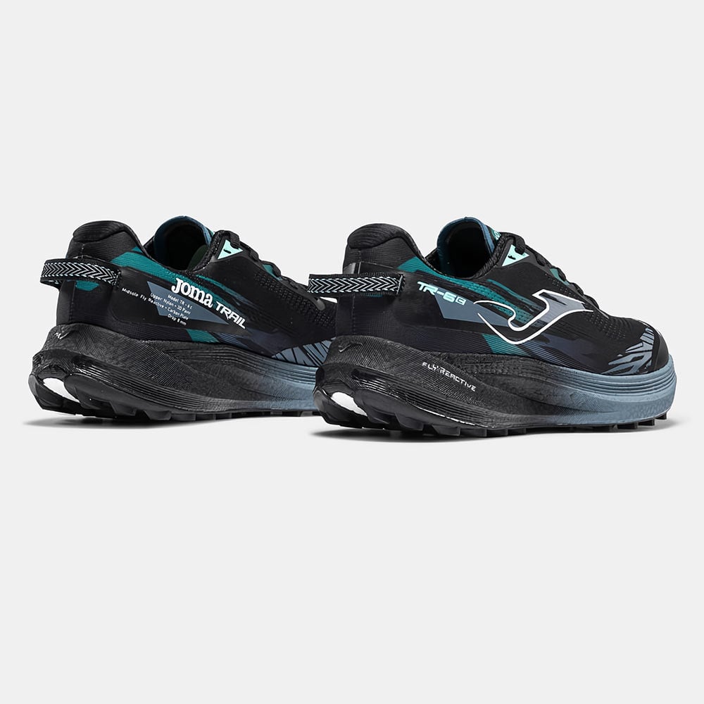 ZAPATILLAS TRAIL RUNNING TR-6 2601 NEGRO AZUL GRIS - 3