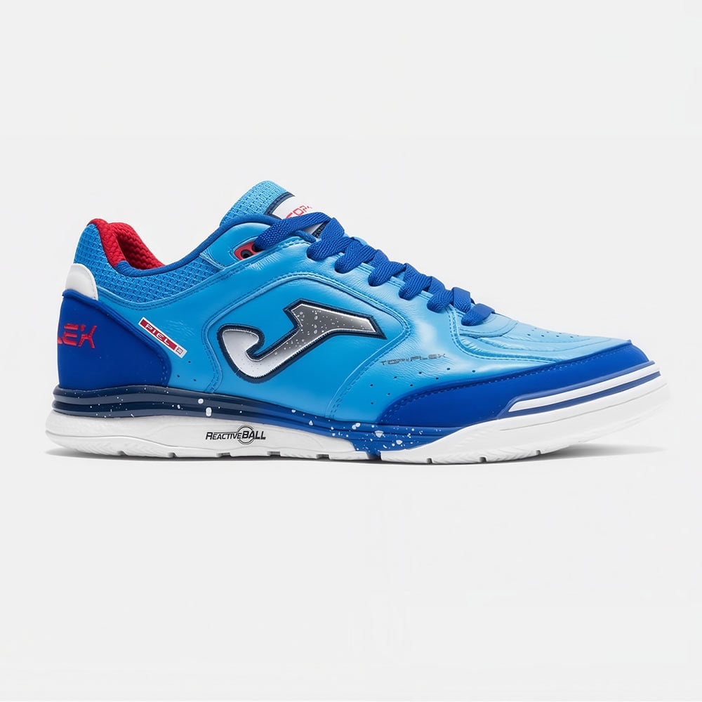 ZAPATILLAS FUTBOL SALA TOP FLEX REBOUND 2605 IN CELESTE AZUL ROYAL - 1