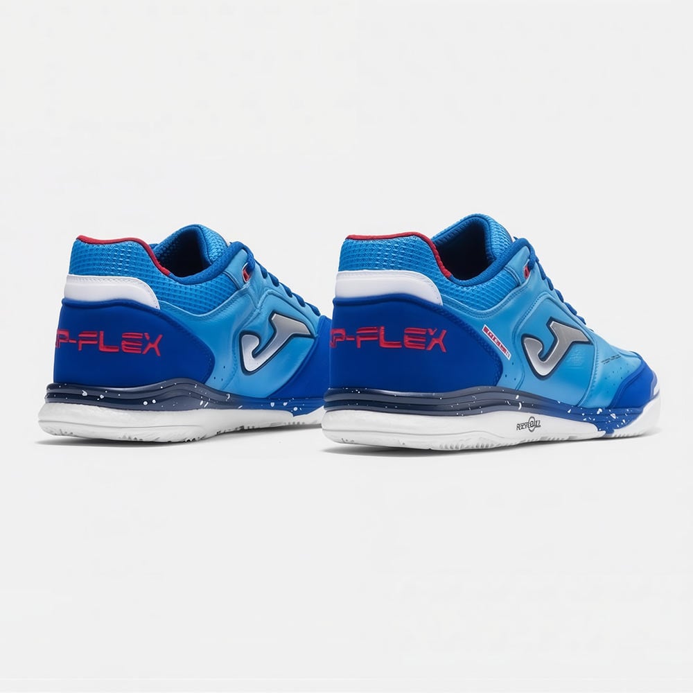 ZAPATILLAS FUTBOL SALA TOP FLEX REBOUND 2605 IN CELESTE AZUL ROYAL - 3