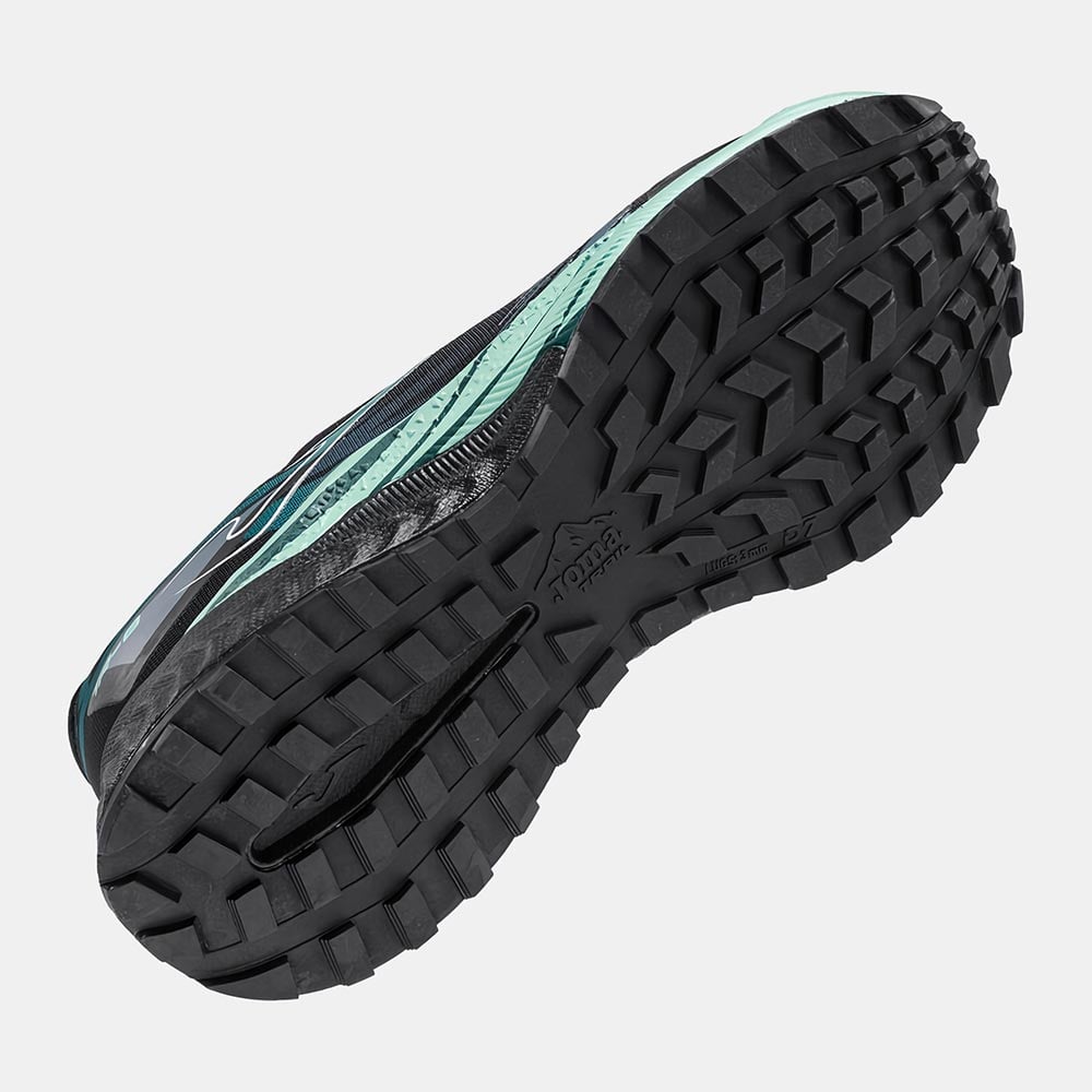 ZAPATILLAS TRAIL RUNNING TR-8 2601  NEGRO VERDE MENTA - 5