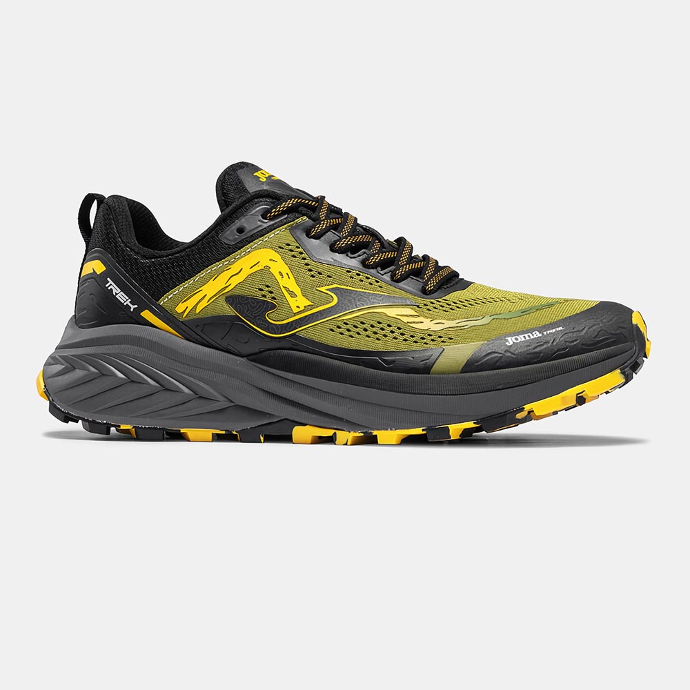 ZAPATILLAS TRAIL RUNNING TREK MEN 2623 VERDE AMARILLO NEGRO - 1
