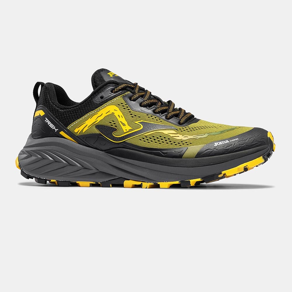 ZAPATILLAS TRAIL RUNNING TREK MEN 2623 VERDE AMARILLO NEGRO - 1