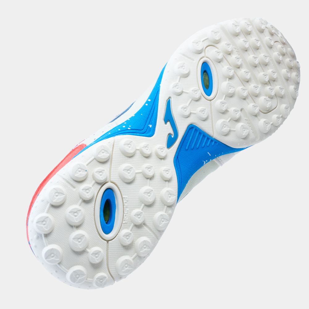 ZAPATILLAS FUTBOL TOP FLEX 2625 TF BEIGE NARANJA - 2