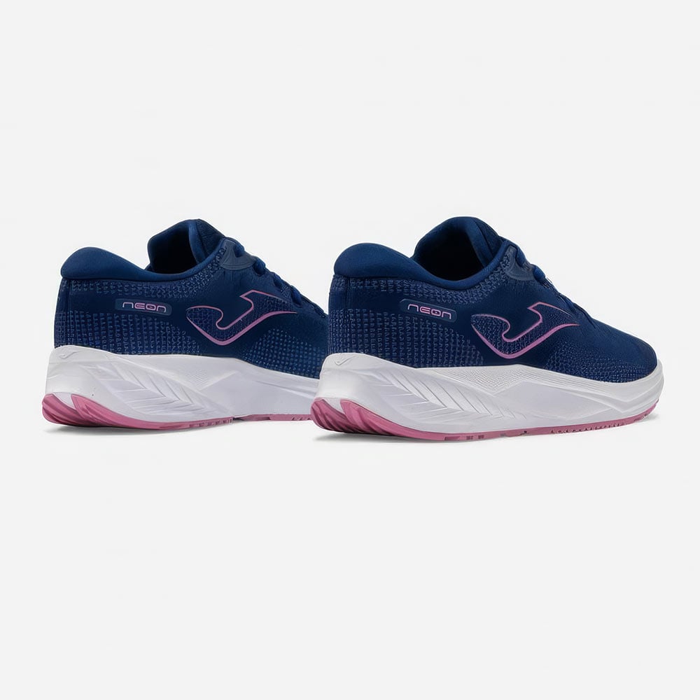 ZAPATILLAS RUNNING NEON LADY 2603 AZUL MARINO ROSADO - 3